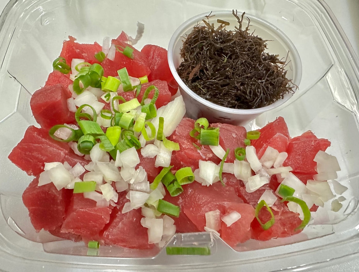 LIMU POKE KIT AHI CUBES 1 LB W/ KIT (18.95 / LB) Pier 38 Fish Market